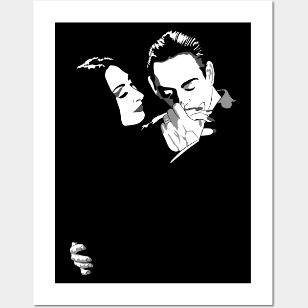 Gomez & Morticia Wall Art by PCMdesigner